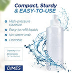 8 ounce Dimes peri bottle nozzle detail for gentle spray.
