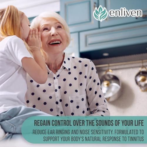 Tinnitus support pills containing bioflavonoids and vitamin B12 for inner ear health