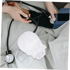 Padded palm of patient safety mittens for injury prevention.