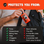 Bens Adventure Formula packaging showing 12 hour protection label