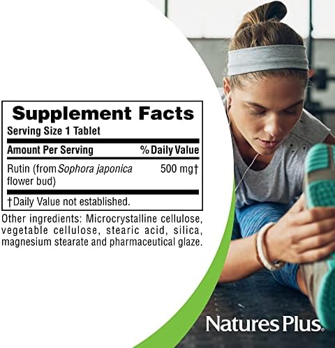 NaturesPlus vascular health support tablets container secure seal close up