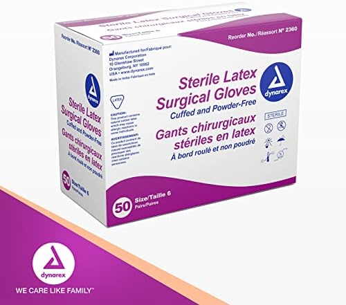 Close up of Dynarex sterile peel open pouch for surgical hygiene