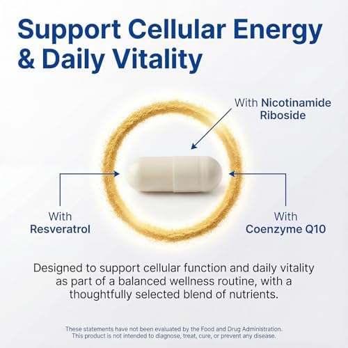 Close up of XKQ NAD Plus capsule supplement bottle