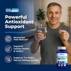 Close up of We Like Vitamins Resveratrol veggie capsules label