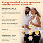 Vegan and gluten free quercetin chewables for kids and adults seasonal wellness