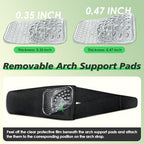 Wearable arch bands for plantar fasciitis relief shown on foot
