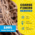 Fiji Vanua Kava micronized no straining drink mix powder close up texture