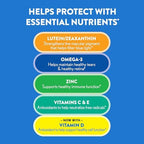 Label detail of Ocuvite 90 softgels for eye health