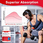 Theronika Aly Tinniease Pro capsules displaying premium nutritional facts panel
