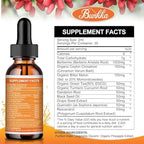 Bunkka Berberine liquid supplement packaging side view