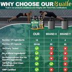Authentic Bualle shilajit and sea moss two pack premium capsule supplement for immune defense.
