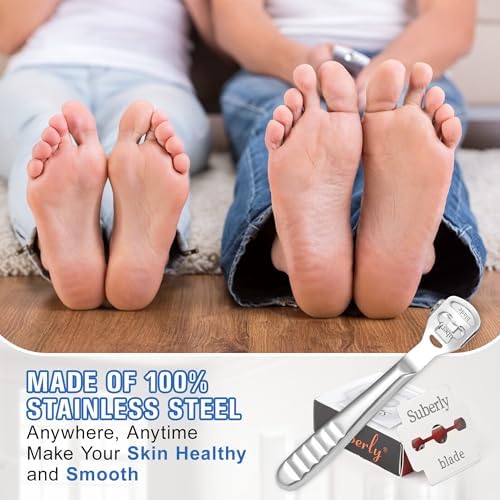 Professional grade callus shaver showing the blade replacement mechanism.