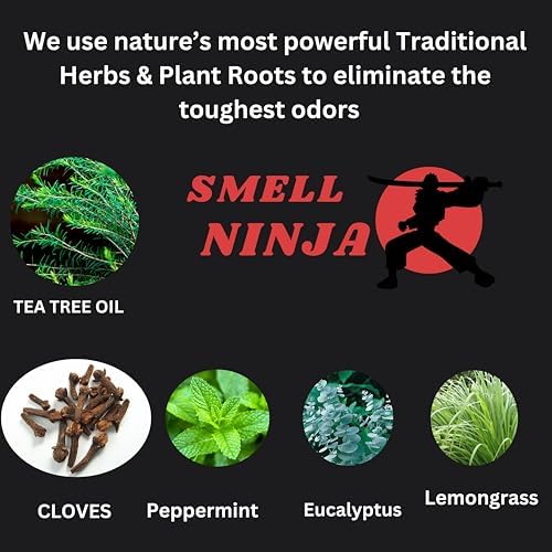 Natural Eucalyptus and Lemongrass odor eliminator spray bottle