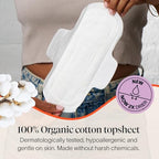Cora ultra thin sanitary napkins with wings for regular flow