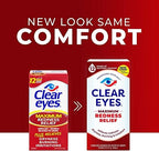 Imported USA Clear Eyes sterile lubricant drops for whitening eyes.