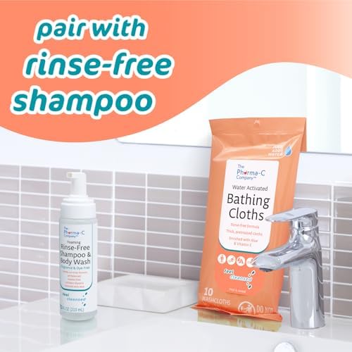 Resealable packaging of USA imported rinse free bath wipes for elderly care and camping.