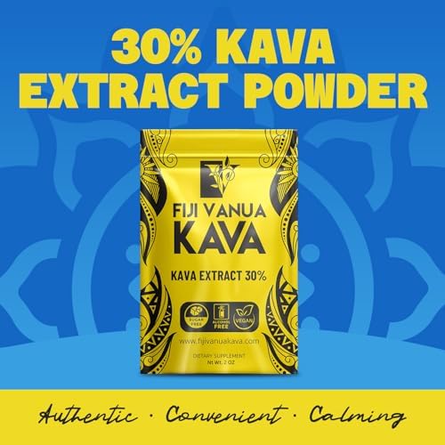 Fiji Vanua Kava water soluble high potency relaxation supplement powder texture