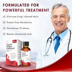 Extra strength fungal nail treatment liquid for athlete's foot relief.