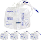 Dwcheck 5 Pack Urinary Drainage Bag front view with packaging.