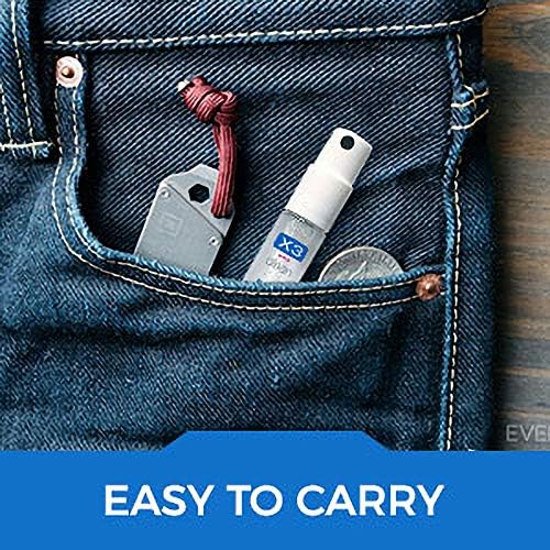 X3 Clean Mini Hand Sanitizer Spray – Alcohol Free and Fragrance Free - Pocket Size 0.27 Ounce Bottles (Pack of 12) - Image 5