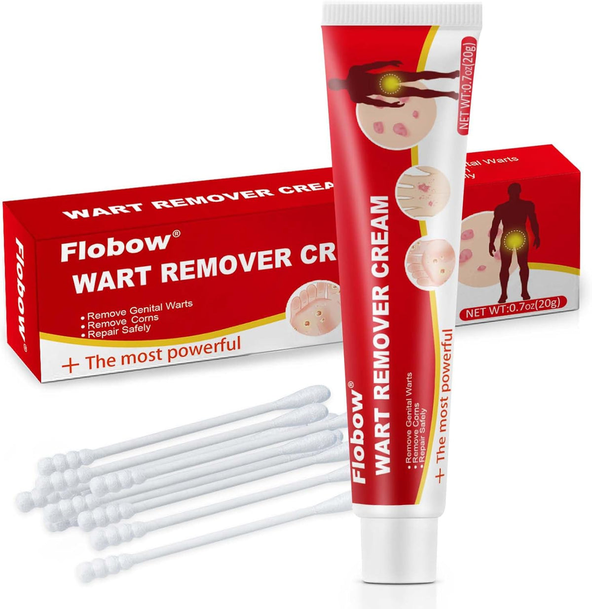 OJIOG Fast-Acting Wart Remover Gel front view of packaging for wart treatment.