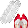 GUYUEHU Premium Metatarsal Pads front view showing transparent silicone gel design.