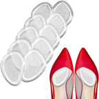 GUYUEHU Premium Metatarsal Pads front view showing transparent silicone gel design.