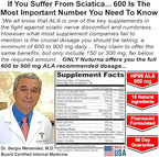 Premium lifestyle shot of Spliferkou sciatic nerve nutritional blend on a clean surface