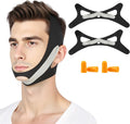 GlintStick Anti Snoring Chin Strap front view for sleep support.