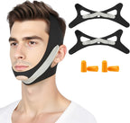 GlintStick Anti Snoring Chin Strap front view for sleep support.