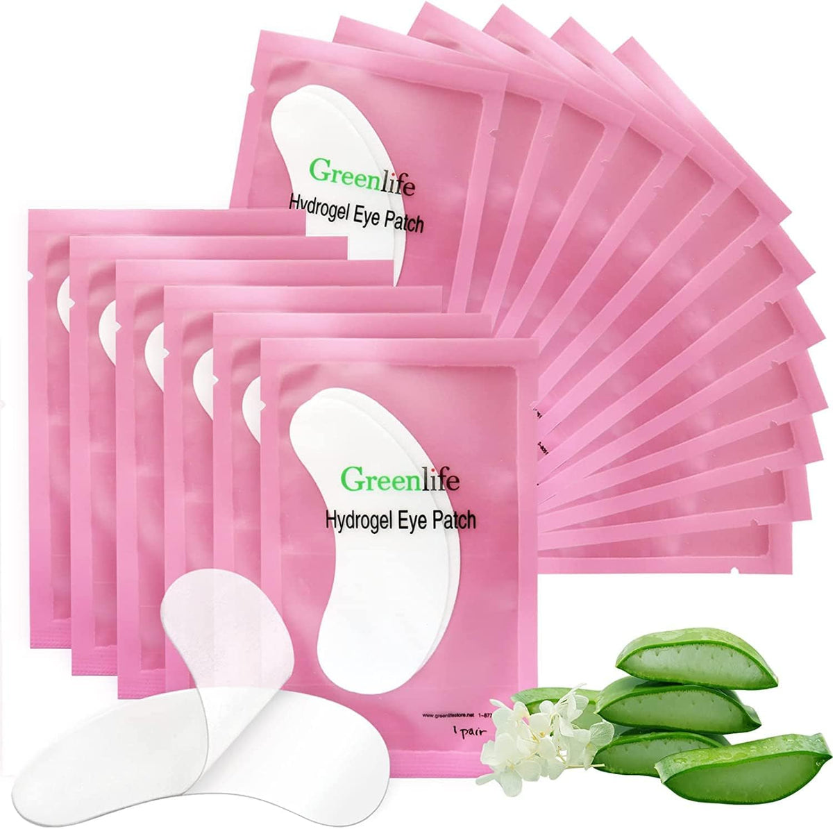 GreenLife hydrogel eye gel pads for professional eyelash extension kit