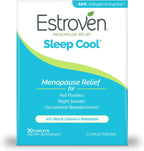 Estroven Sleep Cool 30 Caplets front bottle view for menopause relief