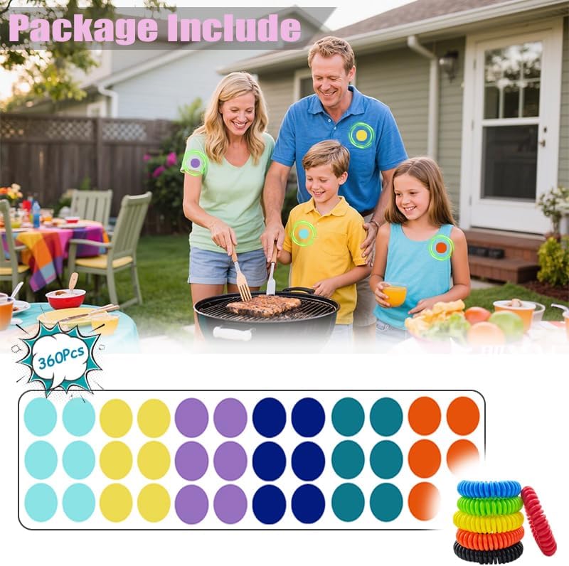 BuggyBands mosquito repellent patches with 6 bonus bracelets