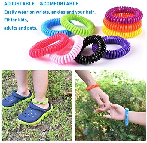 Child wearing waterproof BuggyBands mosquito repellent bracelet