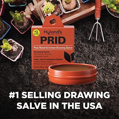 Hyland's PRID drawing salve topical ointment usage directions panel