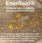 EnerGold Monoatomic Gold pure mineral powder close up