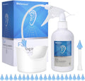 Epoboo Earwax Removal Bottle front view showing 500ml spray system and basin.