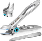 DRMODE stainless steel toenail clippers front view