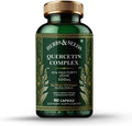 HERBS & SEEDS Quercetin Complex 500mg supplement front bottle view