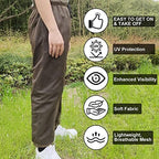 Person wearing Aventik mosquito jacket with hood and face mask