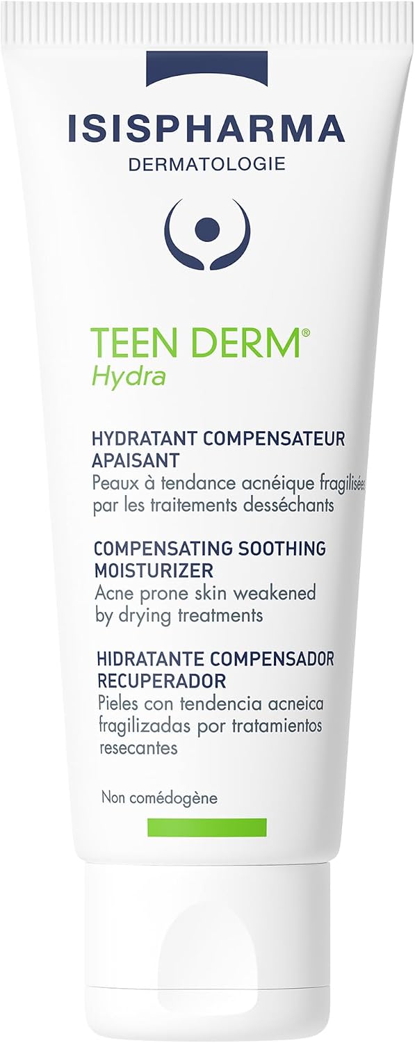 Isispharma Teen Derm Hydra Compensating Soothing Moisturizing Cream, 40ml