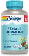 Solaray Female Hormone Blend SP-7C front bottle view for hormonal balance