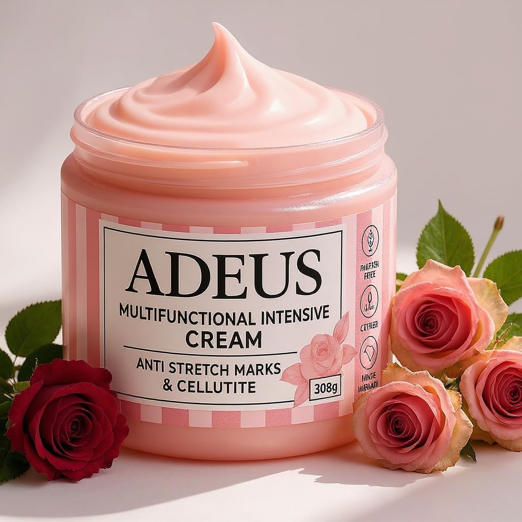 ADEUS Multifunctional Intensive Cream front view packaging jar for stretch marks