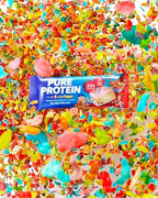 Pure Protein Fruity PEBBLES™ Protein Bars – 20g Protein, 3g Sugar, 190 Calories (4 count) Low Sugar* High Protein Snack – Gluten Free - Perfect for a Healthy Snack. - Image 4