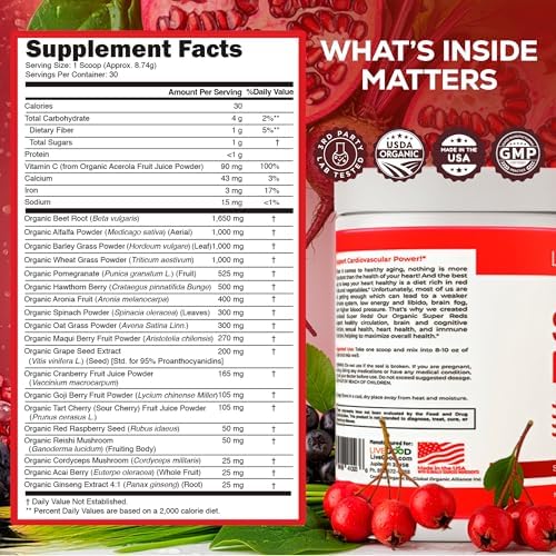 LiveGood cardiovascular health powder in a glass of water