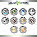 Amazing Nutrition Quercetin Berberine capsules USA manufactured premium packaging side profile