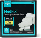 Medline MedFix non woven fabric tape roll showing the 2 inch width profile