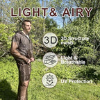 Folded portable Aventik mosquito jacket for hiking and fishing