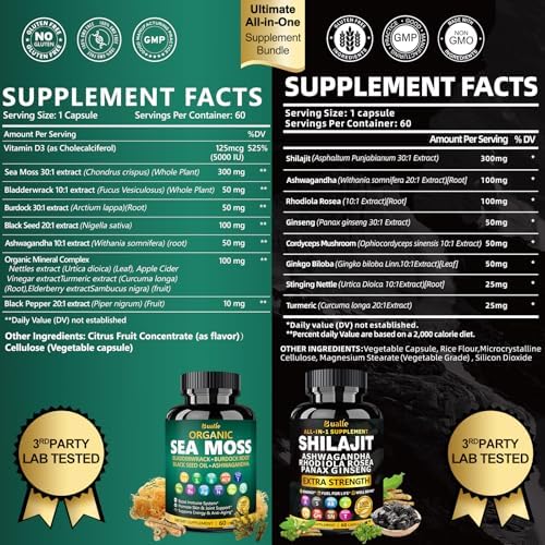 Bualle multimineral supplement bottles showcasing the comprehensive all-in-one daily lifestyle formula.