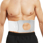 Jdvbdnk adjustable stoma support belt front view